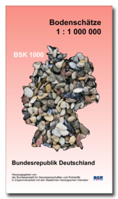 Titelblatt Karte der Bodenschätze der Bundesrepublik Deutschland 1 : 1 000 000“ (BSK 1000), 12/2007