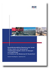 Titelblatt Rohstoffwirtschaftliche Bewertung der Länder Afrikas, Asiens, der Gemeinschaft Unabhängiger Staaten (GUS) mit Georgien und Südamerikas im Hinblick auf die Bedeutung für Deutschland. September 2010