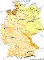 Humusversorgung der Böden in Deutschland
