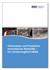 Titelblatt der Studie "Vorkommen und Produktion mineralischer Rohstoffe - ein Ländervergleich (2020)"