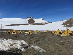 Geländecamp der BGR in der Antarktis