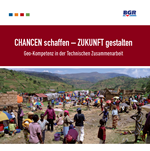 Chancen schaffen – Zukunft gestalten: Geo-Kompetenz in der Technischen Zusammenarbeit. Titelblatt