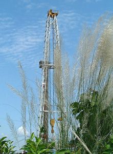 Oil rig in Bangladesh